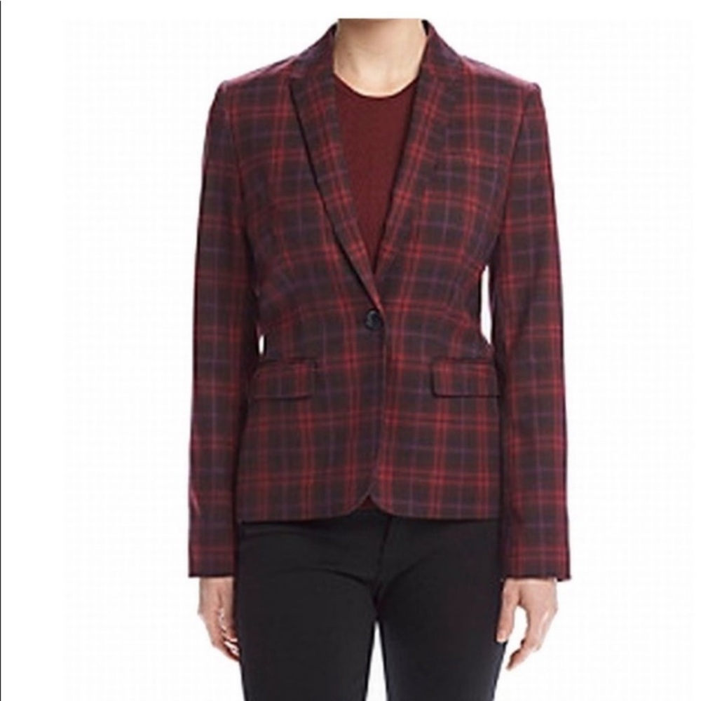 Tommy Hilfiger Plaid Blazer